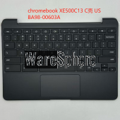 98% new Laptop Palmrest Upper Case Top Cover with Keyboard for Samsung XE500C13 Chromebook S3 BA98-00603A Black