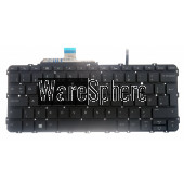 Laptop UK Backlit Keyboard for HP EliteBook Folio G1 Black 