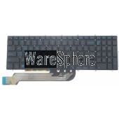 Laptop US Backlit Keyboard for Dell g3 3590 Black Blue words