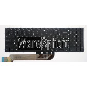 Laptop US Backlit Keyboard for Dell g3 3590 Black White words