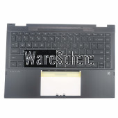 Top Cover Upper Case for HP PAVILION X360 14-DW With Keyboard 6070B1744903 L96524-001 Sliver Side