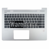 Top Cover Upper Case for HP Probook 440 445 G6 with backlit Keyboard US L44588-001 Sliver