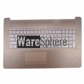 Top Cover Upper Case for HP 17-BY Palmrest With Backlit Keyboard 6070B1308105 L28090-001 Rose gold US 