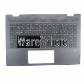 Top Cover Upper Case for HP Pavilion x360 14-CD Palmrest with Keyboard 4600E8140021 L18951-001 Black Blue Side