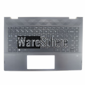 Top Cover Upper Case for HP Pavilion x360 14-cd Palmrest with US Keyboard L18949-001 Black Golden Side
