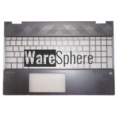 Top Cover Upper Case for HP X360 15-CR0051OD US Palmrest Black