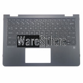 Top Cover Upper Case for HP Pavilion X360 11-AD 11M-AD Palmrest  With Keyboard L26518-001 Black