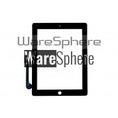 Touch Screen Replacement Digitizer Front Glass for  Apple iPad 3 Black