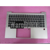 Upper Base Cover for HP Elitebook 840 G7 W/ Backlit US M07091-001 Silver