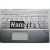 Top Cover Upper Case for HP ENVY X360 15-DR 15M-DR Palmrest With Backlit Keyboard  L53815-001 Sliver US