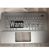 Top Cover Upper Case Palmrest For Dell Inspiron 5480 5490 with Keyboard 0X6YXC X6YXC Sliver