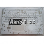 Top Cover Upper Case for HP 17-BY Palmrest With Backlit Keyboard 6070B1308106 iridescent ceramic white L28091-001 US 
