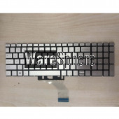 NONBacklit Keyboard For HP 17-BY 15-CR Silver