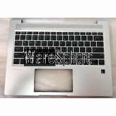 Top Cover Upper Case  for HP Probook 13 430 G6 with Backlit Keyboard L44547-001 Silver