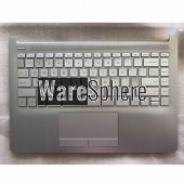 Top Cover Upper Case Palmrest For HP 14-CF  Backlit Keyboard Touchpad L48647-001 Silver