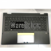 Top Cover Upper Case for HP PAVILION X360 14-DW WIth Keyboard 6070B1744904 Blue Side