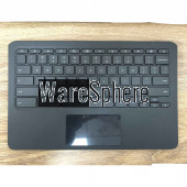 Top Cover Upper Case For HP Chromebook 11 G8 EE Palmrest with Touchpad Keyboard TPN-Q232  Black