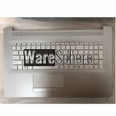 Top Cover Upper Case for HP 17-BY Palmrest With Backlit Keyboard  Without ODD 6070B1714503  L92788-001 Silver US 
