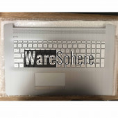 Top Cover Upper Case for HP 17-BY Palmrest With NonBacklit Keyboard With ODD With PTP Touchpad 6070B1308113 L92785-001 Silver US 
