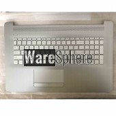 Top Cover Upper Case for HP 17-BY Palmrest With Nonbacklit Keyboard 6070B1308113 L92789-001 Silver US