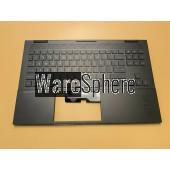 Top Cover Upper Case for HP 15-EN With Keyboard M00667-001 Brown