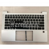 Top Cover Upper Case for HP Probook 13 430 G8 Palmrest WIth Keyboard M24295-001 Silver
