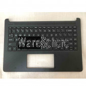 Top Cover Upper Case for HP 14-DQ With NonBacklit Keyboard M03796-001 EA0PA011060 Black