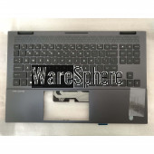 Top Cover Upper Case for HP 15-EN With White Backlit Keyboard M00666-001 Gray