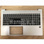 Top Cover Upper Case for HP Probook 15 450 G8 Palmrest WIth Nonbacklit Keyboard M21740-001 Silver