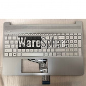 Top Cover Upper Case for Hp  15-DY Palmrest With Keyboard M17184-031 Silver UK