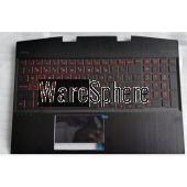Top Cover Upper Case for HP OMEN 15-DH With RED Backlit Keyboard L57322-001 Black