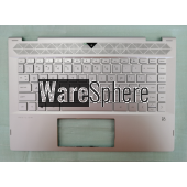 Top Cover Upper Case for HP Pavilion X360 14-CD Palmrest With Backlit Keyboard L18955-001 Silver