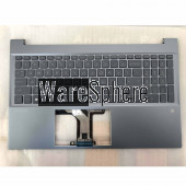 Top Cover Upper Case for HP Pavilion 15-EG Without Fingerprint Hole  With Backlit Keyboard M76644-001 54G7HTATPE0 Fog Blue