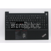 Top Cover Upper Case for Lenovo ThinkPad E15 Gen 2 With Nonbacklit Keyboard Fingerprint Hole 5M10W64550 AP1HK000D00 Black