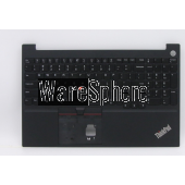 Top Cover Upper Case for Lenovo ThinkPad E15 Gen 2 With Backlit Keyboard Fingerprint Hole 5M10W64618 AP1HK000D00 Black