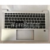 Top Cover Upper Case for HP Probook 13 430 G8 Palmrest WIth Keyboard M24297-001 Silver