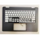 Top Cover Upper Case for HP Chromebook 14B-CA With Backlit Keyboard L73306-001 4F0G9TATP80 Gray