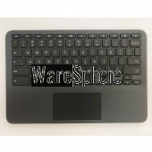 Top Cover Upper Case for HP Chromebook 11A G8 EE Palmrest w/ Keyboard Touchpad L92832-001 Gray
