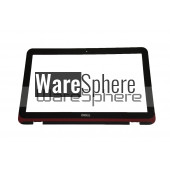 LCD Front Bezel w/ Webcam Port 11.6" for Dell Inspiron 11 (3162 / 3164) RPJV5 Black - Red Trim