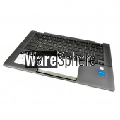 Top Cover Upper Case for HP Chromebook 14C-CC M47324-001 4600MUDK0001 Gray