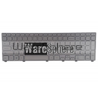 Backlit Keyboard For Dell Inspiron 17 7737 7746 P4G0N Silver US