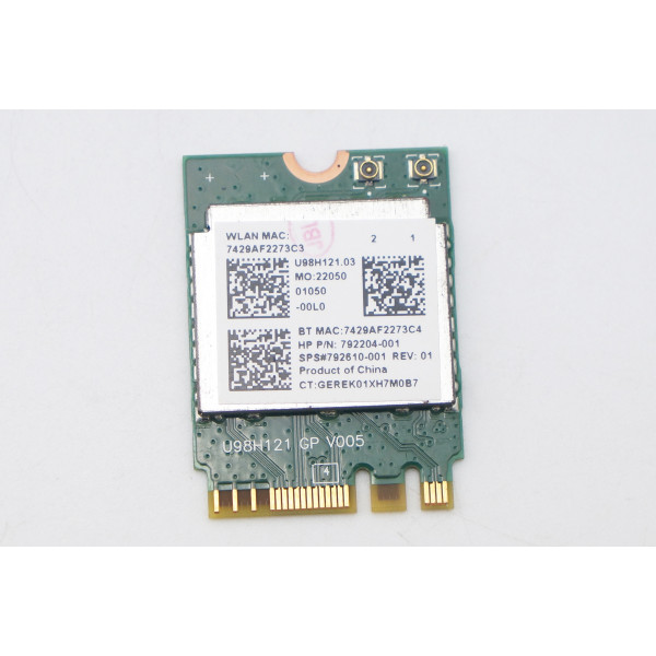 Realtek RTL8723BE 802.11b/g/n 1x1 WiFi and Bluetooth 4.0 combination