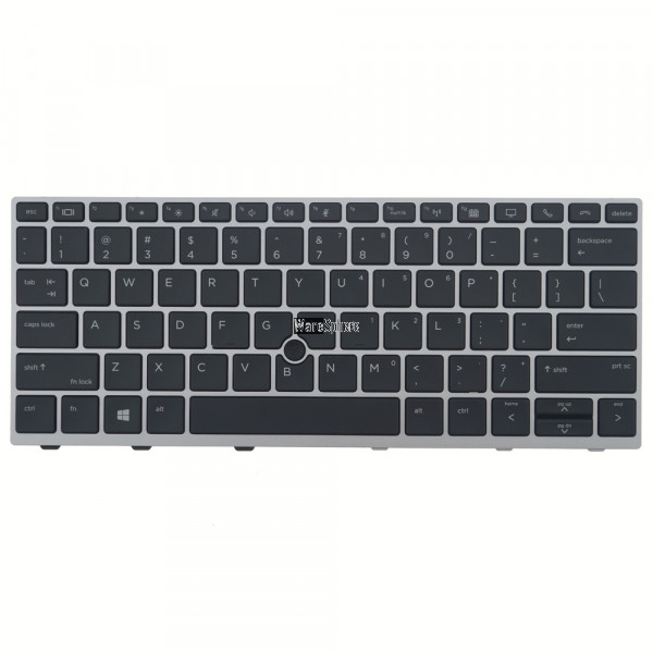 Laptop US Keyboard for HP Elitebook 830 735 G5 with Silver ...