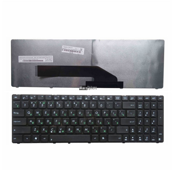Ru Laptop Keyboard For Asus K70i K70id F90 F50 F52 F52q X5dc X5dij X50ij X5din With Black Frame