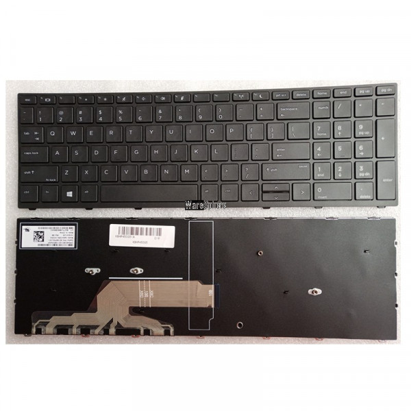 Us Laptop Keyboard For Hp Probook 450 G5 455 G5 470 G5 English Keyboard With Frame Black