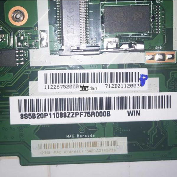 5B20P11088 NMB341 Motherboard AMD A109620P UMA 4GB For Lenovo IdeaPad