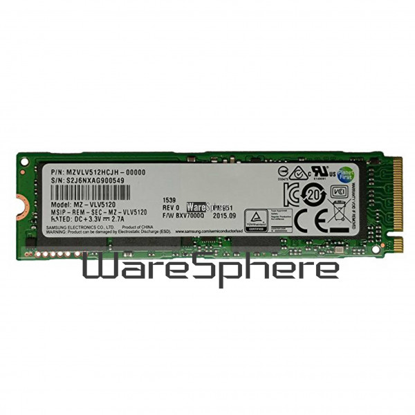 512GB M.2 Solid State Drive PM951 For Lenovo IdeaPad Y70017ISK Y700