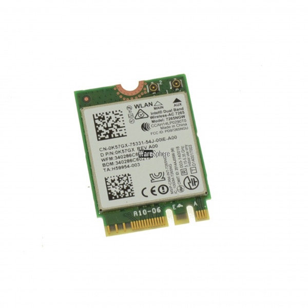 Scheda WiFi Dell 7265NGW Originale Con Bluetooth - Testata Funzionante - Foto 2