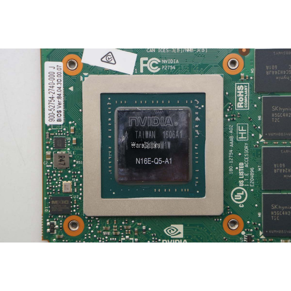 Nvidia Quadro M5000m Gpu 8g Gddr5 Graphics Card For Laptop Dell N16e Q5 A1 Ym9kw
