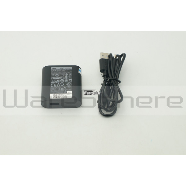 Adaptateur Secteur Dell 24W Pour Tablette Dell Venue 11 Pro - 24V/1.2A, Noir - Neuf Emballé